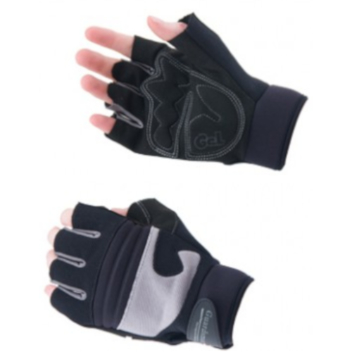 WORKWEAR, SAFETY & CORPORATE CLOTHING SPECIALISTS Shockguard Gel Half Gloves