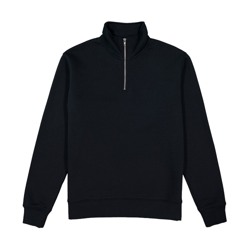 WORKWEAR, SAFETY & CORPORATE CLOTHING SPECIALISTS - Black Mens Everyday 1/4 Zip