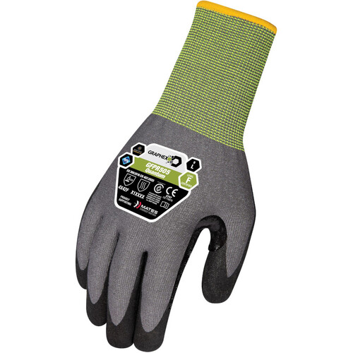 WORKWEAR, SAFETY & CORPORATE CLOTHING SPECIALISTS - Graphex Quantum Glove (Cut Level F)