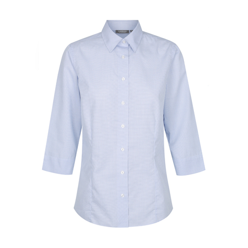 WORKWEAR, SAFETY & CORPORATE CLOTHING SPECIALISTS GUILDFORD - WOMEN'S SQUARE TEXTURED 3/4 SLEEVE SHIRT