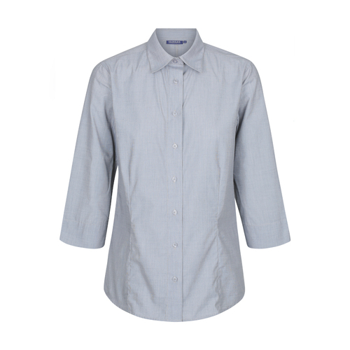 WORKWEAR, SAFETY & CORPORATE CLOTHING SPECIALISTS SMITH - WOMEN'S END ON END 3/4 SLEEVE SHIRT