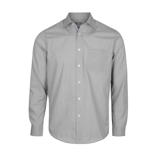 WORKWEAR, SAFETY & CORPORATE CLOTHING SPECIALISTS - WINDSOR - MEN'S PUPPY TOOTH LONG SLEEVE SHIRT