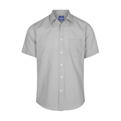 WORKWEAR, SAFETY & CORPORATE CLOTHING SPECIALISTS WINDSOR - MEN'S PUPPY TOOTH SHORT SLEEVE SHIRT