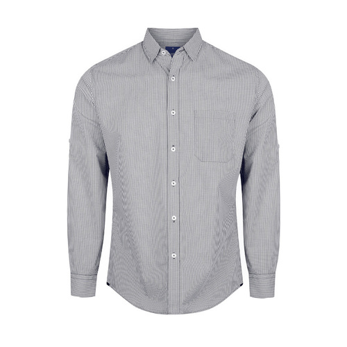 WORKWEAR, SAFETY & CORPORATE CLOTHING SPECIALISTS WESTGARTH - MEN'S LONG SLEEVE GINGHAM SHIRT