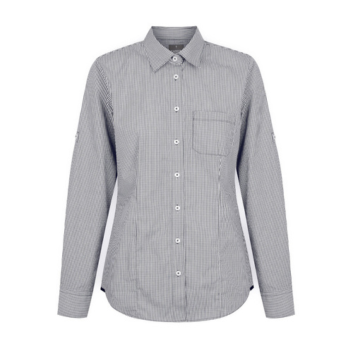 WORKWEAR, SAFETY & CORPORATE CLOTHING SPECIALISTS WESTGARTH - WOMEN'S GINGHAM SLIM FIT SHIRT