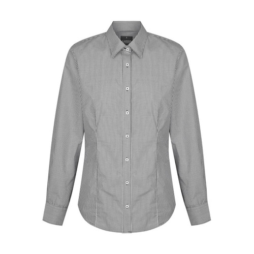 WORKWEAR, SAFETY & CORPORATE CLOTHING SPECIALISTS - Westgarth - Womens Long SL Gingham Shirt