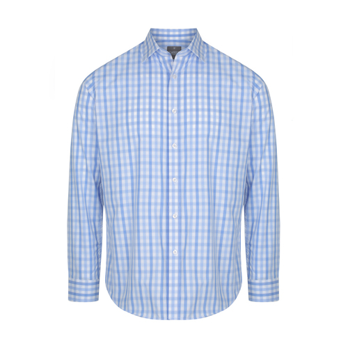 WORKWEAR, SAFETY & CORPORATE CLOTHING SPECIALISTS Foxton - Mens Tonal Check Long Sl Shirt