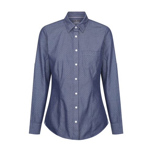 WORKWEAR, SAFETY & CORPORATE CLOTHING SPECIALISTS WELLINGTON - Women's Denim Dobby shirt