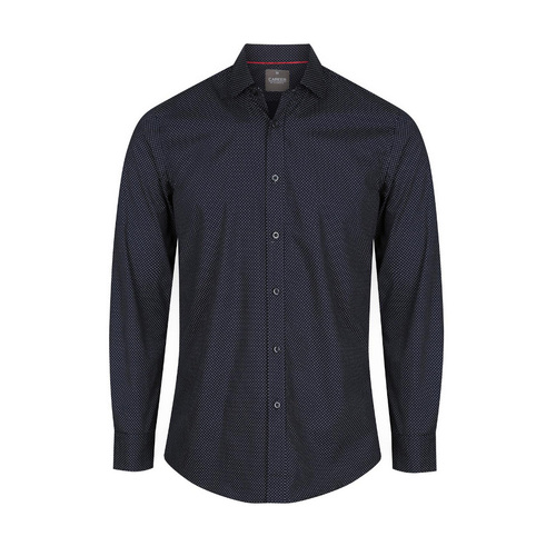 WORKWEAR, SAFETY & CORPORATE CLOTHING SPECIALISTS SOHO - MEN'S LONG SLEEVE DOT PRINT SHIRT