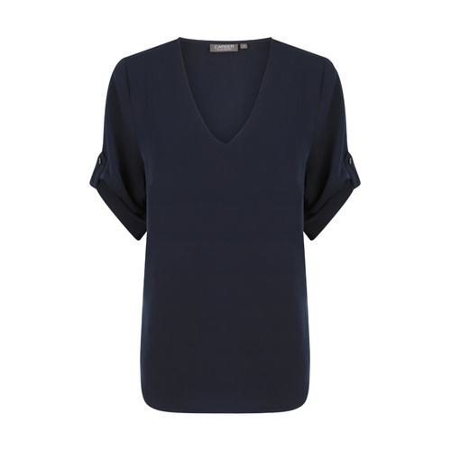 WORKWEAR, SAFETY & CORPORATE CLOTHING SPECIALISTS - Womens Reese - V Neck Luxe Soft Top