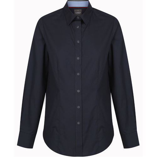 WORKWEAR, SAFETY & CORPORATE CLOTHING SPECIALISTS - BRADFORD - WOMEN'S FINE OXFORD LONG SLEEVE SHIRT