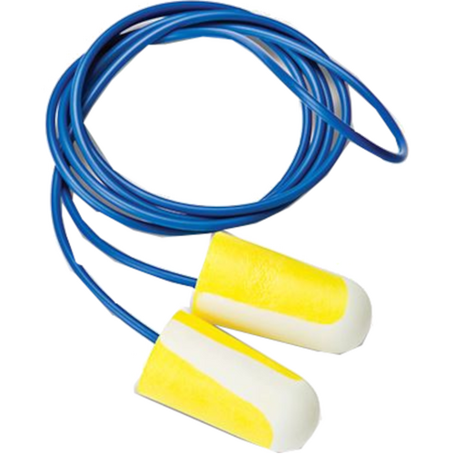 WORKWEAR, SAFETY & CORPORATE CLOTHING SPECIALISTS - 304 Disposable Earplugs Large Corded 100/Box