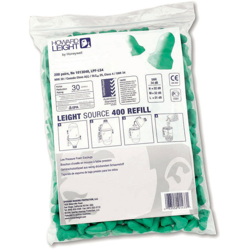 WORKWEAR, SAFETY & CORPORATE CLOTHING SPECIALISTS - Maximum Lite Uncorded Earplugs Refill Bag (200 Pairs)