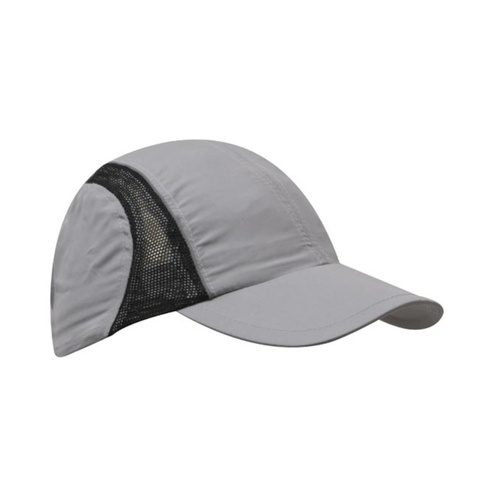 WORKWEAR, SAFETY & CORPORATE CLOTHING SPECIALISTS Micro Fibre & Mesh Sports Cap with Reflective Trim