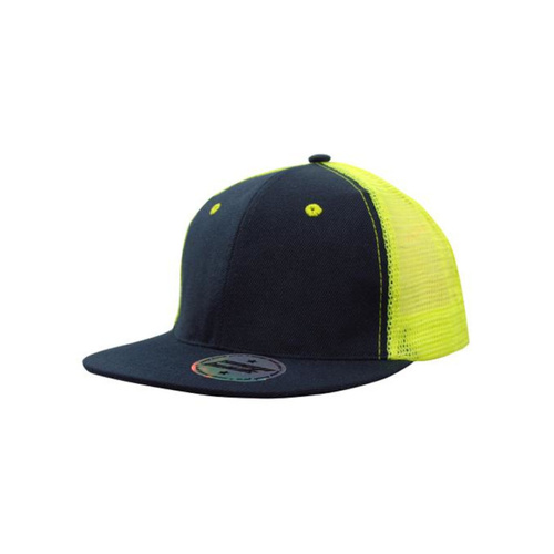 WORKWEAR, SAFETY & CORPORATE CLOTHING SPECIALISTS Premium American Twill Cap with Mesh Back & Snap Back Pro Styling
