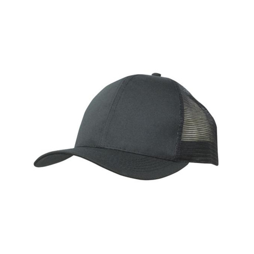 WORKWEAR, SAFETY & CORPORATE CLOTHING SPECIALISTS - Breathable Poly Twill Cap With Mesh Back