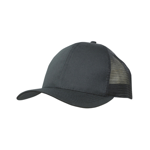 WORKWEAR, SAFETY & CORPORATE CLOTHING SPECIALISTS Organic brushed Heavy Cotton/Mesh Back Cap