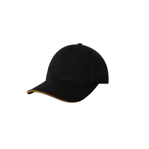 WORKWEAR, SAFETY & CORPORATE CLOTHING SPECIALISTS Chino Twill Cap with Sandwich Trim