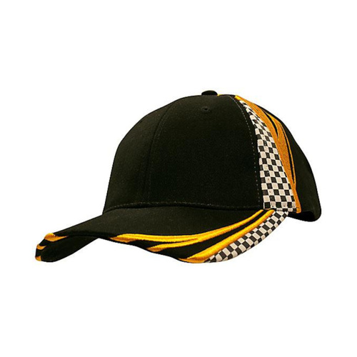 WORKWEAR, SAFETY & CORPORATE CLOTHING SPECIALISTS Brushed Heavy Cotton Cap with Embroidery & Printed Checks
