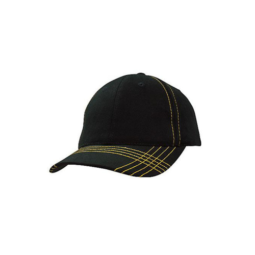 WORKWEAR, SAFETY & CORPORATE CLOTHING SPECIALISTS Brushed Heavy Cotton Cap with Contrasting Stitching