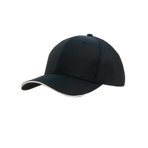 WORKWEAR, SAFETY & CORPORATE CLOTHING SPECIALISTS - Sports Ripstop Cap with Sandwich Trim