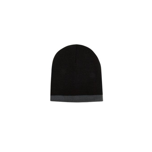 WORKWEAR, SAFETY & CORPORATE CLOTHING SPECIALISTS Roll Down Two Tone Acrylic Beanie