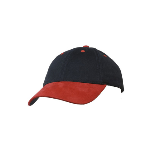 WORKWEAR, SAFETY & CORPORATE CLOTHING SPECIALISTS - Brushed Heavy Cotton Cap with Suede Peak