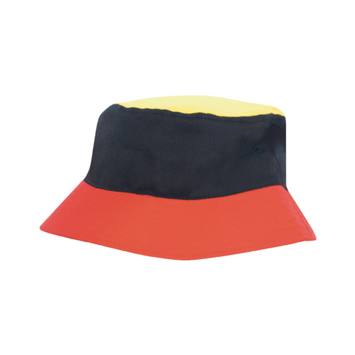 WORKWEAR, SAFETY & CORPORATE CLOTHING SPECIALISTS Breathable Poly Twill Multicoloured Bucket Hat