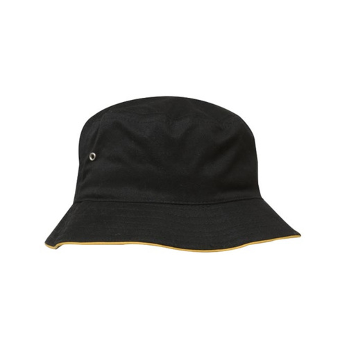 WORKWEAR, SAFETY & CORPORATE CLOTHING SPECIALISTS Brushed Sports Twill Bucket Hat