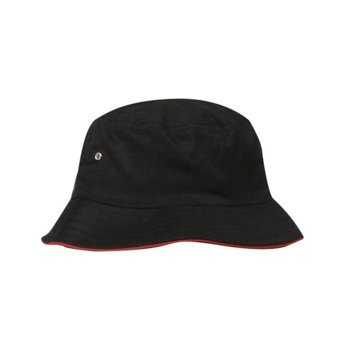 WORKWEAR, SAFETY & CORPORATE CLOTHING SPECIALISTS Brushed Sports Twill Bucket Hat