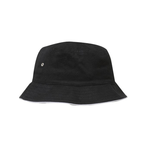 WORKWEAR, SAFETY & CORPORATE CLOTHING SPECIALISTS Brushed Sports Twill Bucket Hat