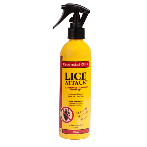 WORKWEAR, SAFETY & CORPORATE CLOTHING SPECIALISTS - Lice Attack Headlice Treatment 250ml Trigger Spray
