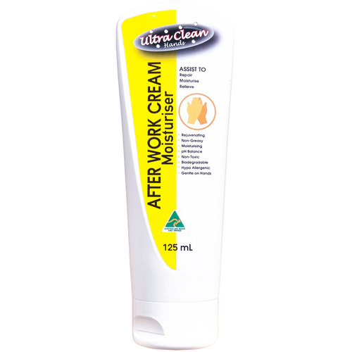 WORKWEAR, SAFETY & CORPORATE CLOTHING SPECIALISTS Ultra Clean Hands   After Work Moisturising Cream 125ml Tube
