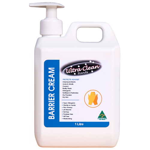 WORKWEAR, SAFETY & CORPORATE CLOTHING SPECIALISTS - Ultra Clean Hands   Barrier Cream 1 Litre Pump