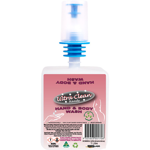 WORKWEAR, SAFETY & CORPORATE CLOTHING SPECIALISTS - Ultra Clean Hands   Hand & Body Wash 1 Litre Cartridge