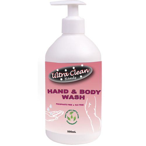 WORKWEAR, SAFETY & CORPORATE CLOTHING SPECIALISTS - Ultra Clean Hands   Hand & Body Wash 500ml Pump