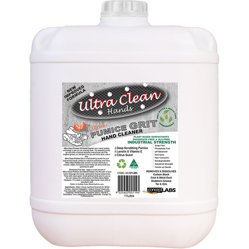 WORKWEAR, SAFETY & CORPORATE CLOTHING SPECIALISTS - Ultra Clean Hands   Pumice Grit 15 Litre