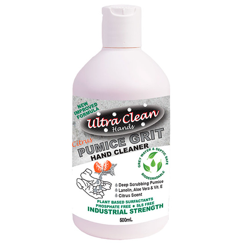 WORKWEAR, SAFETY & CORPORATE CLOTHING SPECIALISTS Ultra Clean Hands   Pumice Grit 500ml Fliptop