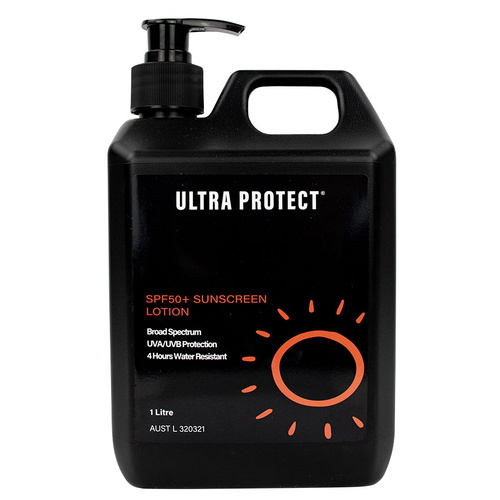 WORKWEAR, SAFETY & CORPORATE CLOTHING SPECIALISTS Ultra Protect SPF50+ Sunscreen 1 Litre Pump
