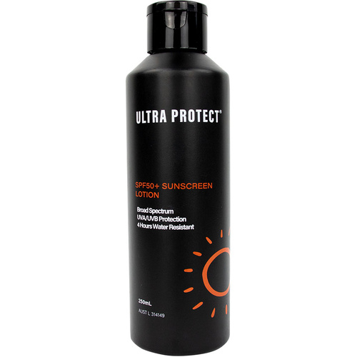 WORKWEAR, SAFETY & CORPORATE CLOTHING SPECIALISTS - Ultra Protect SPF50+ Sunscreen 250ml Fliptop