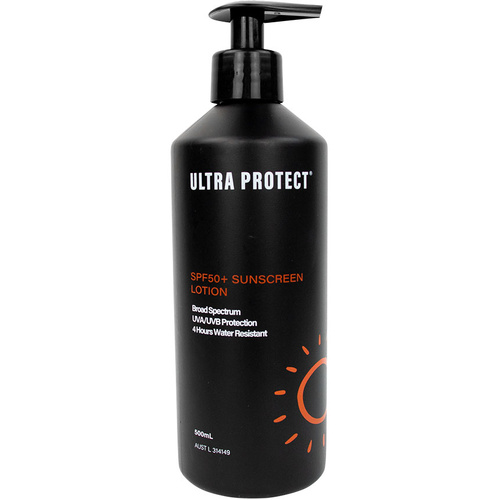 WORKWEAR, SAFETY & CORPORATE CLOTHING SPECIALISTS - Ultra Protect SPF50+ Sunscreen 500ml Pump