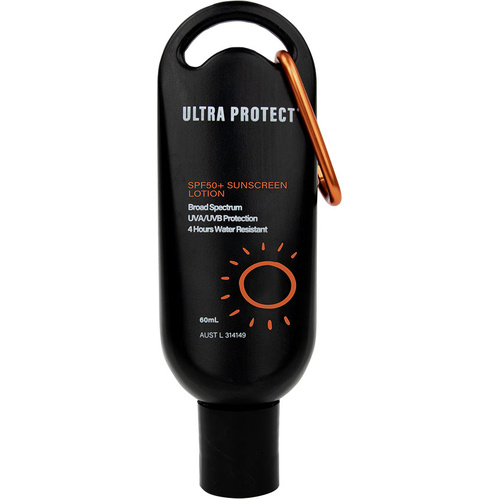 WORKWEAR, SAFETY & CORPORATE CLOTHING SPECIALISTS - Ultra Protect SPF50+ Sunscreen 60ml Clip-On (Trayed)