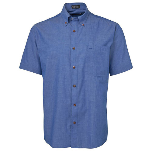 WORKWEAR, SAFETY & CORPORATE CLOTHING SPECIALISTS JB’s Short Sleeve Indigo Chambray Shirt