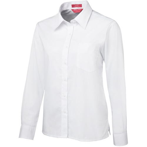 WORKWEAR, SAFETY & CORPORATE CLOTHING SPECIALISTS JB's LADIES L/S ORIGINAL POPLIN SHIRT