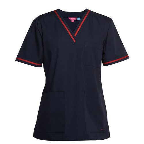 WORKWEAR, SAFETY & CORPORATE CLOTHING SPECIALISTS JB's Wear Contrast Ladies Scrubs Top