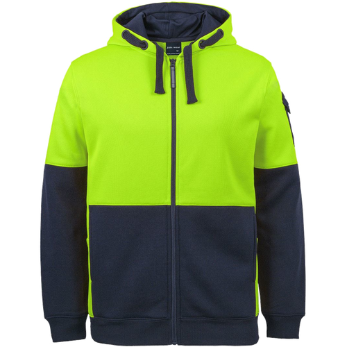 WORKWEAR, SAFETY & CORPORATE CLOTHING SPECIALISTS JB's 350G HV FULL ZIP TRADE HOODIE