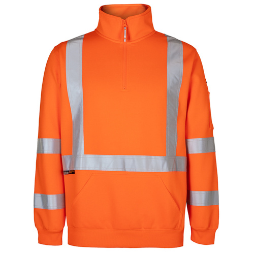WORKWEAR, SAFETY & CORPORATE CLOTHING SPECIALISTS - JB's NSW/QLD RAIL (D+N) X-BACK 1/2 ZIP FLEECE