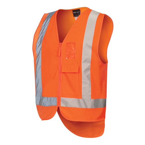 WORKWEAR, SAFETY & CORPORATE CLOTHING SPECIALISTS JB's HV ZIP (D+N) TTMC-W VEST
