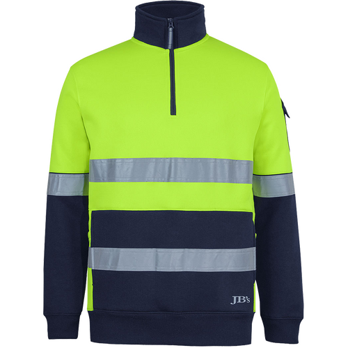 WORKWEAR, SAFETY & CORPORATE CLOTHING SPECIALISTS - JB's 350G HV (D+N) 1/2 ZIP TRADE FLEECE