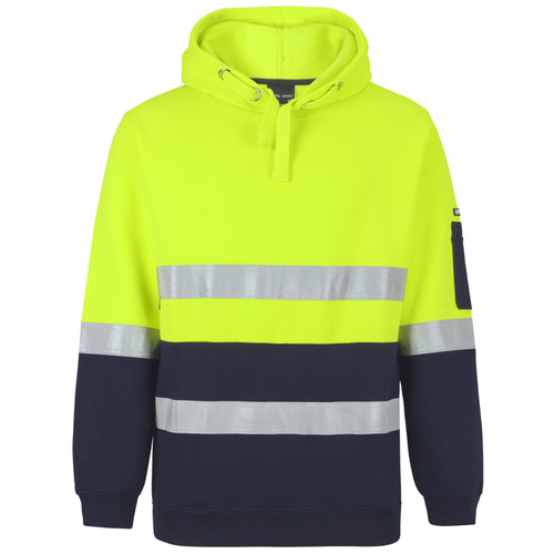 WORKWEAR, SAFETY & CORPORATE CLOTHING SPECIALISTS JB's HV (D+N) PULL OVER HOODIE